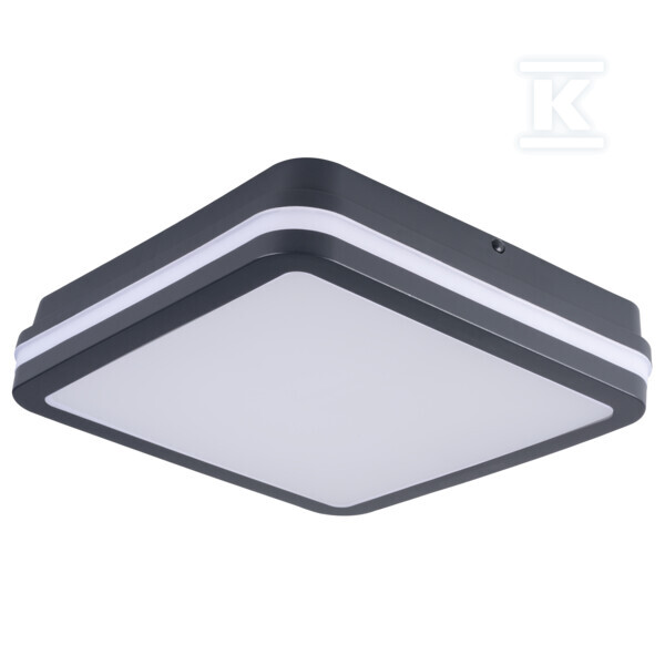 Plafoniera LED BENO 24W NW-L-SE GR - 33347