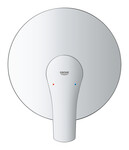 Eurosmart Одноважільний змішувач для душу, хром, настінний, керамічна головка 35 мм, обмежувач температури, регульований обмежувач потоку