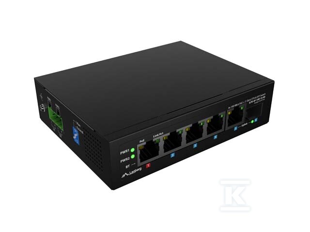 Switch Light Industrial PoE 4xBT 4xAT - ILFE-8P-1GE-1S-120