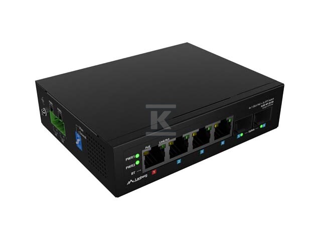 Switch Light Industrial PoE 1xBT 3xAT - ILFE-4P-1GE-1S-90