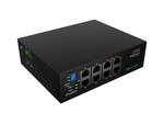 Switch Light Industrial PoE 4xBT 4xAT 2xSFP DIN niezarządzalny Gigabit Ethernet LANBERG