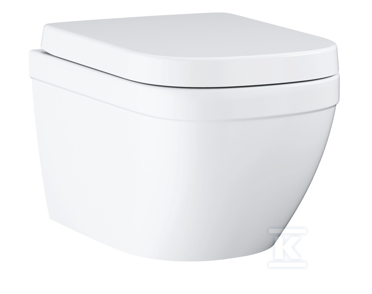 Euro Ceramika Miska WC wisząca z deską - 39554000