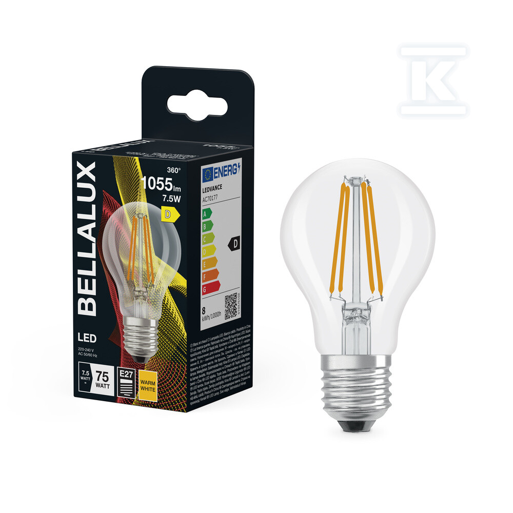 Світлодіодна лампа BELLALUX CLA 7.5W - 4058075115231