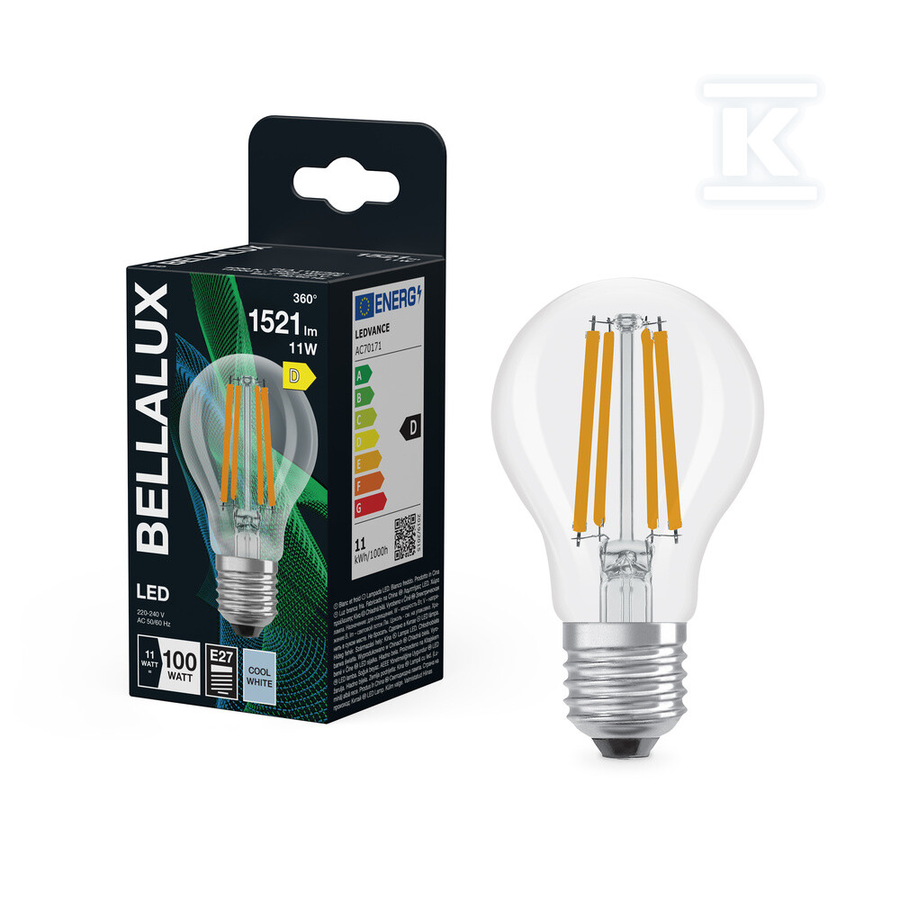 Світлодіодна лампа BELLALUX CLA 11W 840 - 4058075115453