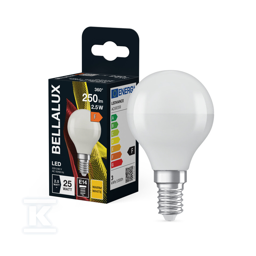 Żarówka LED BELLALUX CLP 2.5W 827 - 4058075128347