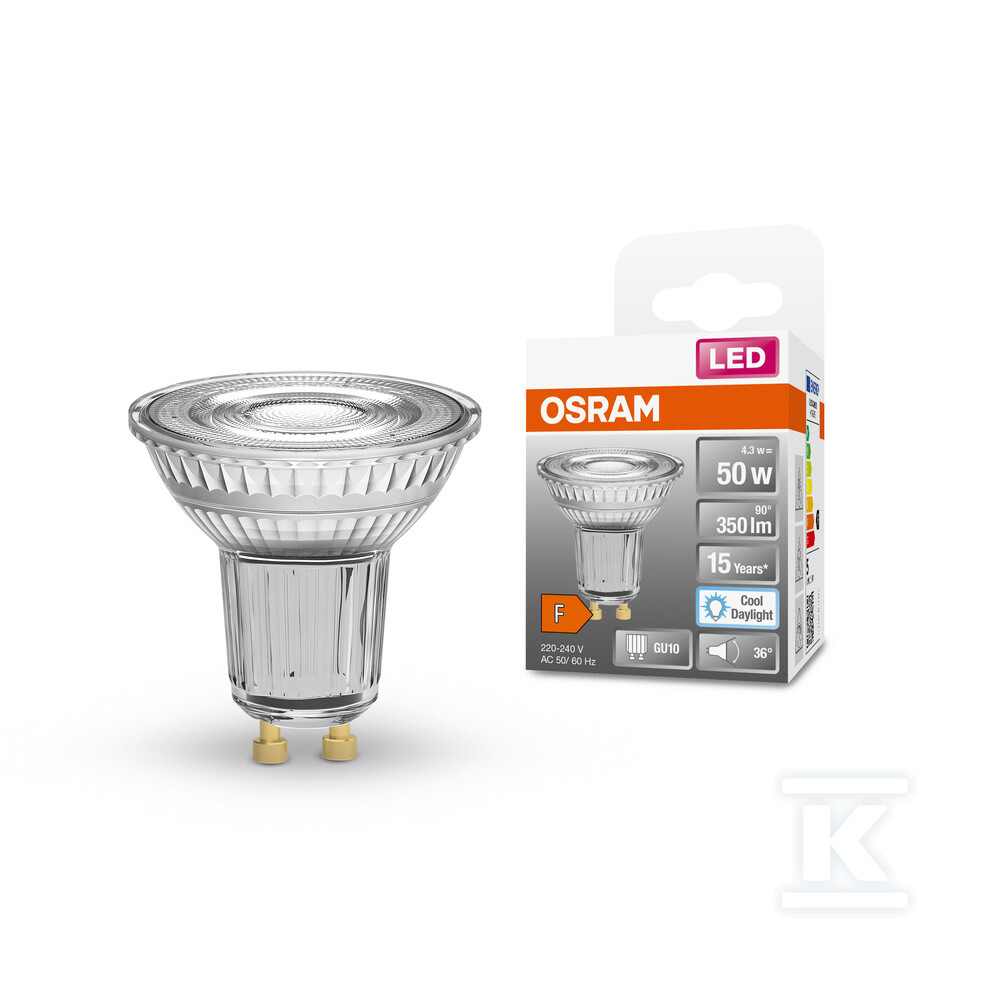 Żarówka LED STAR PAR16 4.3W 865 GU10 - 4058075466319