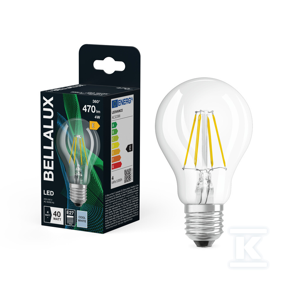 Світлодіодна лампа BELLALUX CLA 4W 840 - 4058075592216