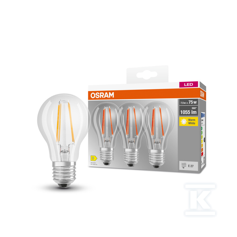 Світлодіодна лампа BASE CLASSIC A 7.5W - 4058075592414