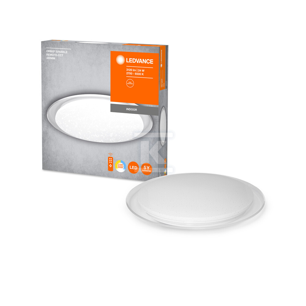 Oprawa LED ORBIS Sparkle Remote-CCT - 4058075633179