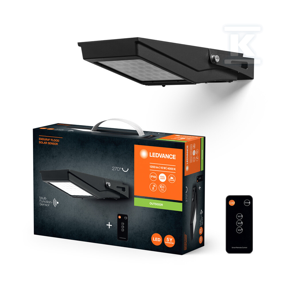 Світильник LED ENDURA FLOOD Solar - 4058075762350