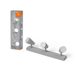 Oprawa SPOT PEAR GREY 3 x 4.3W 2700K GU10
