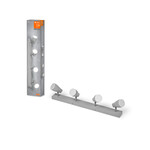 Oprawa SPOT PEAR GREY 4 x 4.3W 2700K GU10