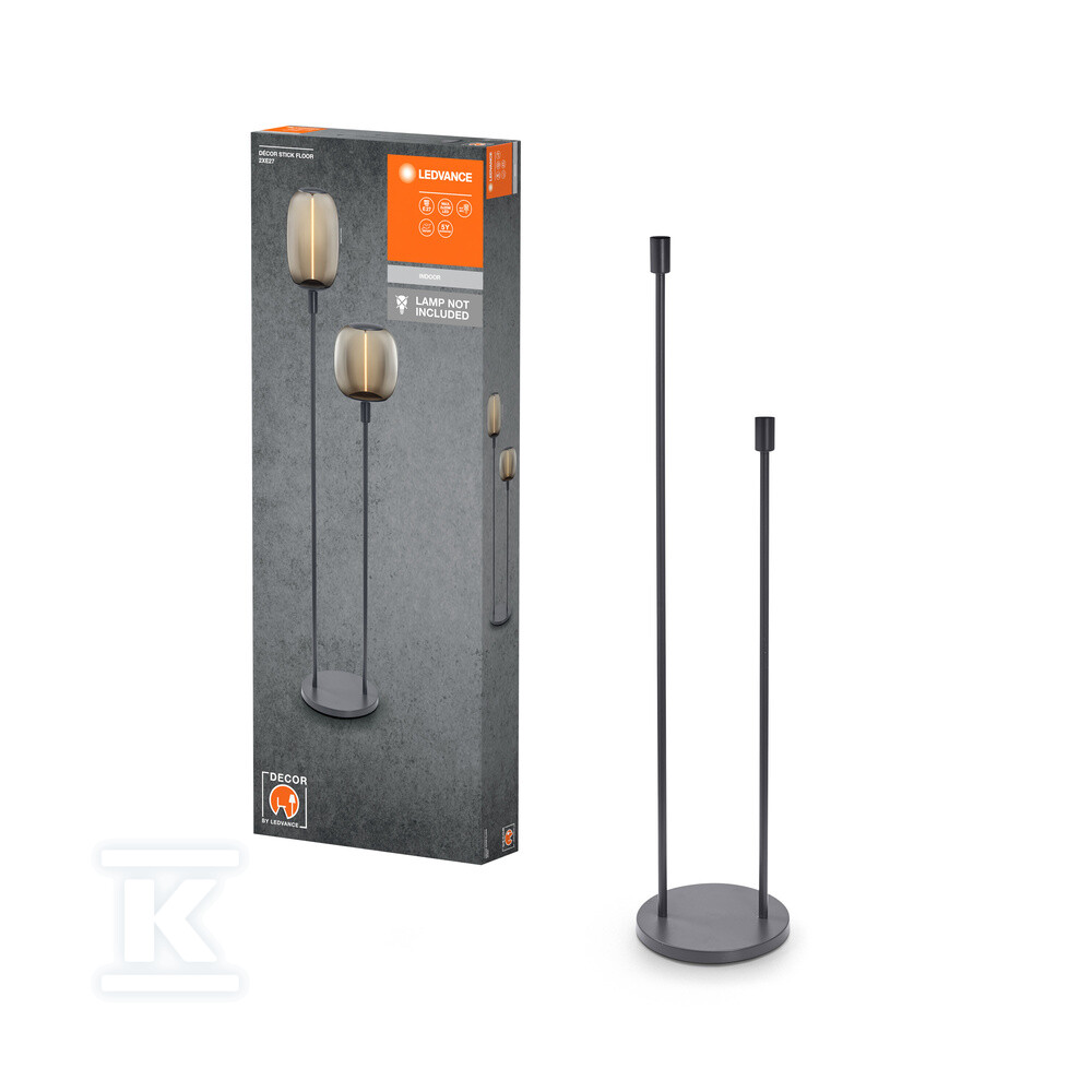 Лампа Decor Stick Floor Dark Grey 2XE27 - 4058075833012