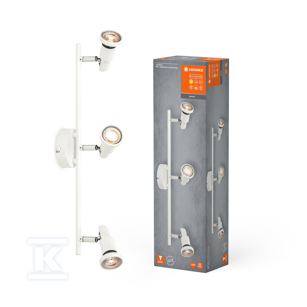 Oprawa SPOT WHITE 3 X 3.4W 927 DIM - 4058075833890