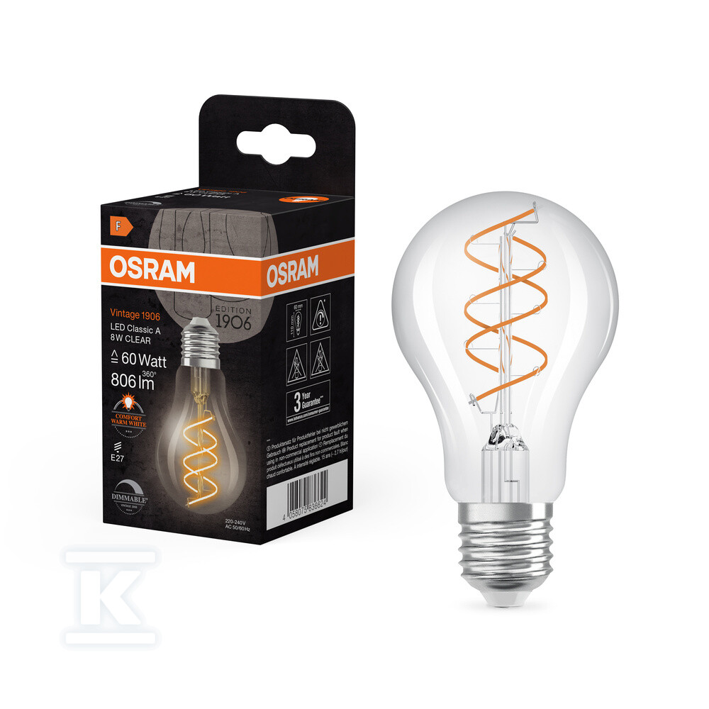 Лампа LED VINTAGE 1906 LED CLASSIC - 4058075836624