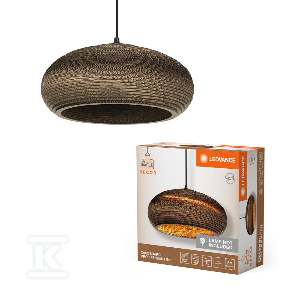 Oprawa dekoracyjna Decor Cardboard Drop - 4058075837041