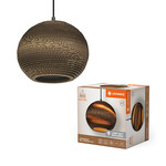 Oprawa dekoracyjna Decor Cardboard Ball Pendant E27 Brown