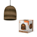 Oprawa dekoracyjna Decor Cardboard Ball Pendant E27 Brown