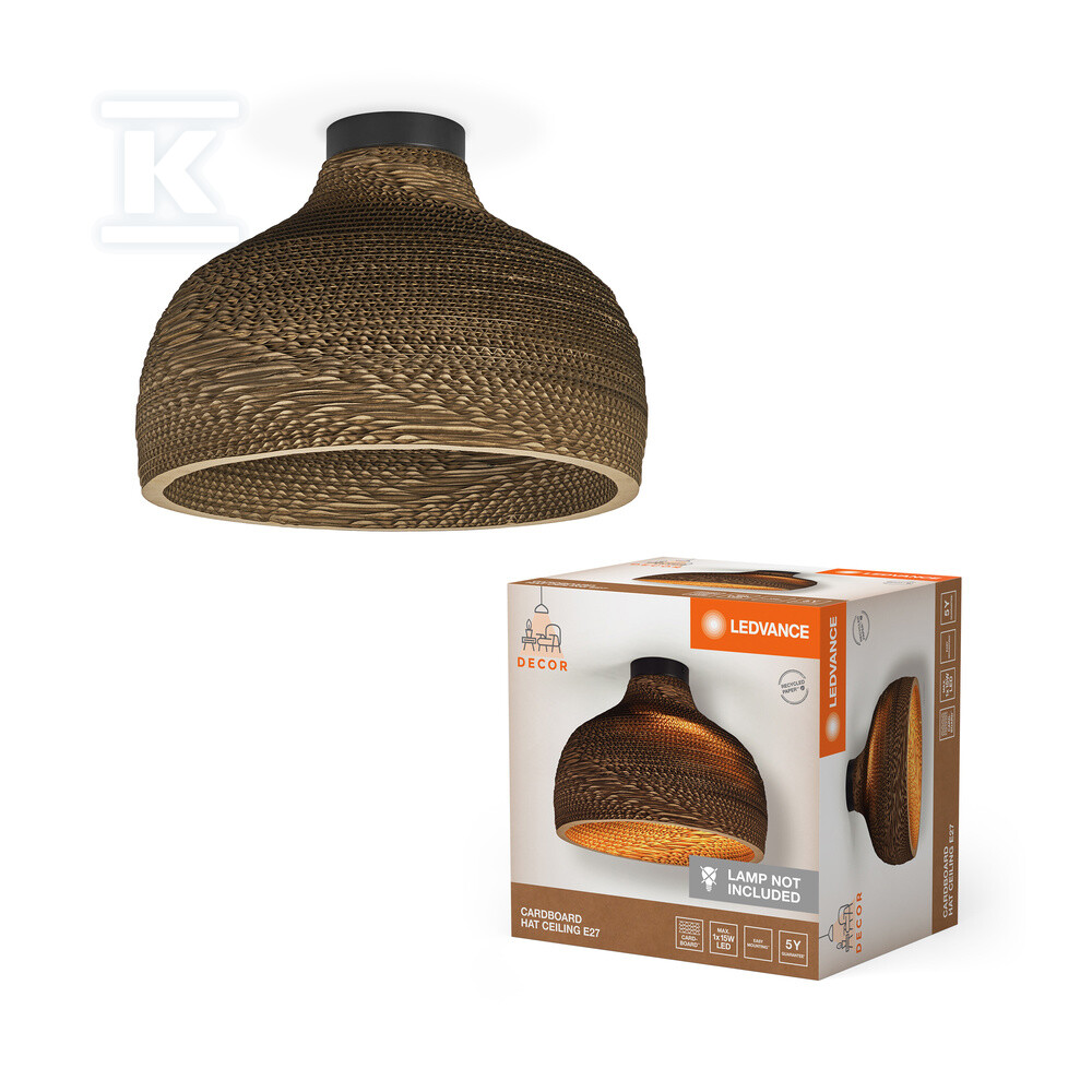 Oprawa dekoracyjna Decor Cardboard Hat - 4058075837225