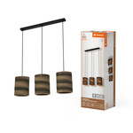 Oprawa dekoracyjna Decor Cardboard Cylinder Pendant 3XE27 Brown