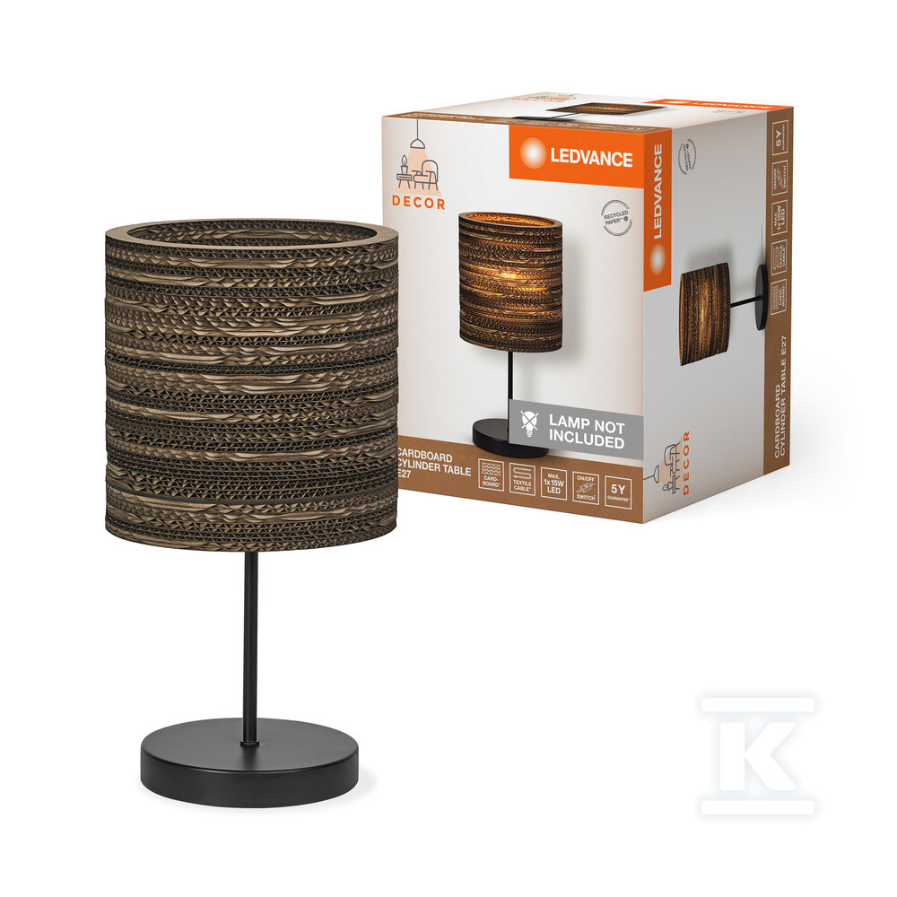 Лампа декоративна Cardboard Cylinder - 4058075837300