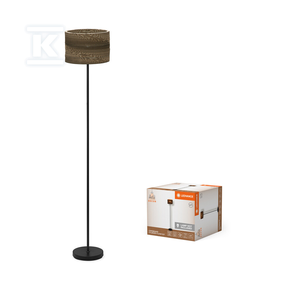 Лампа Decor Cardboard Cylinder Floor - 4058075837324