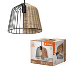 Oprawa dekoracyjna Decor Cage Bell Pendant E27 Black