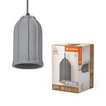 Oprawa dekoracyjna Decor Concrete Sim Pendant E27 Dark Gray