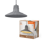 Oprawa dekoracyjna Decor Concrete Sala Pendant E27 Dark Gray