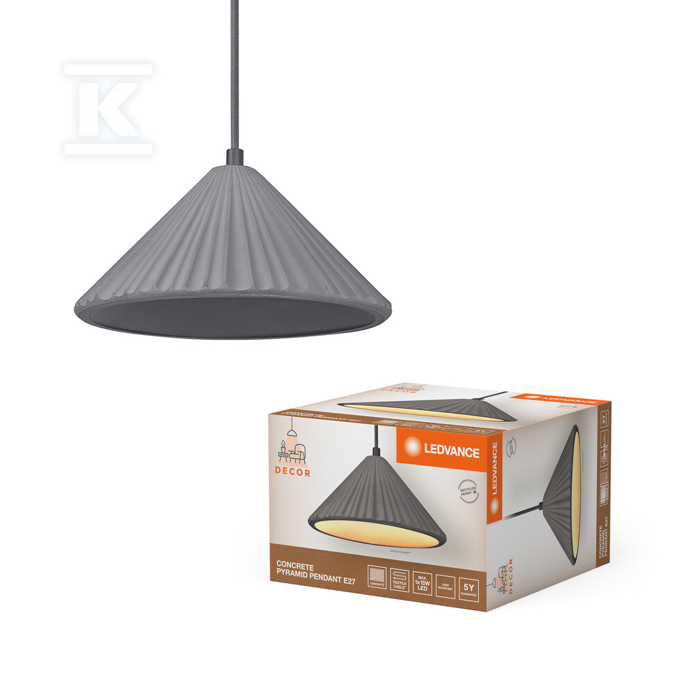 Oprawa dekoracyjna Decor Concrete - 4058075838369