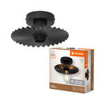 Oprawa dekoracyjna Decor Plisse Ceiling E27 Dark Grey