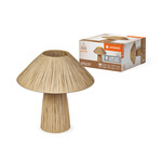 Oprawa dekoracyjna Decor Bamboo Paper Hut Table 1XE27 Brown