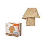 Oprawa dekoracyjna Decor Bamboo Paper Hut Wall 1XE27 Brown
