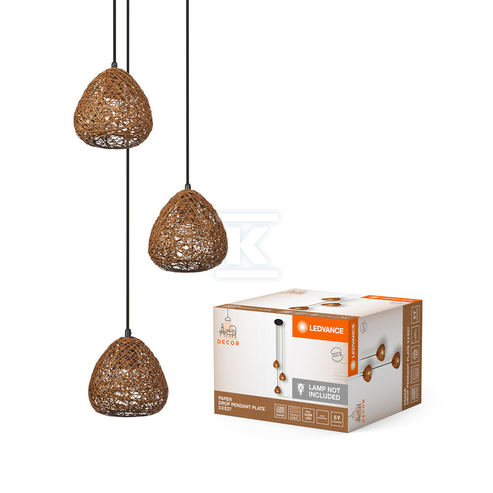 Oprawa dekoracyjna Decor Paper Drop - 4058075840829