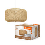 Oprawa dekoracyjna Decor Paper Bale Pendant 1XE27 Beige