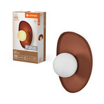 Oprawa dekoracyjna Decor Clay Nest Wall 1XG9 Brown