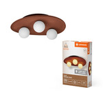 Oprawa dekoracyjna Decor Clay Nest Ceiling 3XG9 Brown