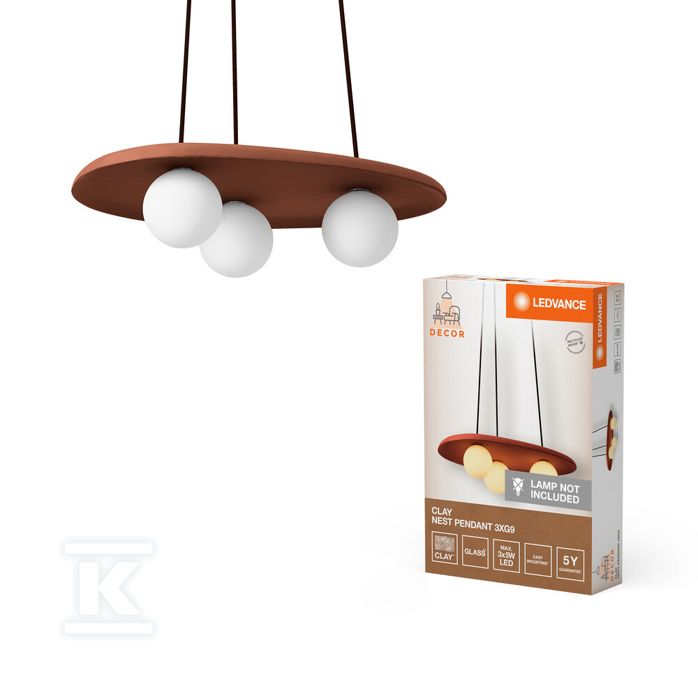 Oprawa dekoracyjna Decor Clay Nest - 4058075841109