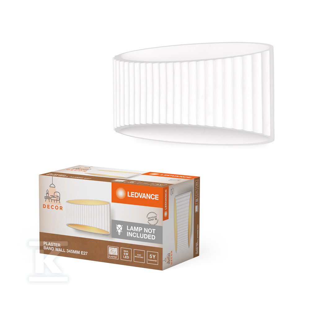 Oprawa dekoracyjna Decor Plaster Band - 4058075841345