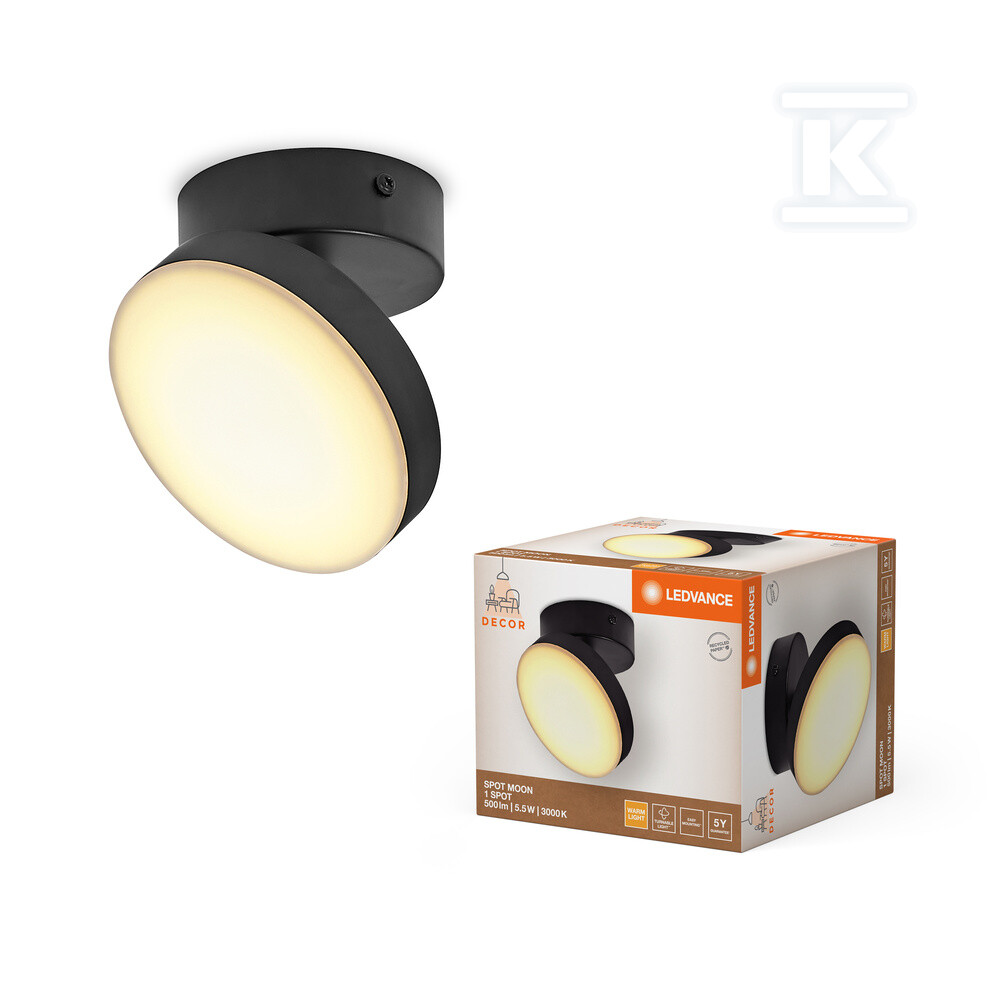 Oprawa LED DECOR SPOT MOON 1Spot W 5.5W - 4058075841468