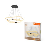 Oprawa LED DECOR TETRAGON 2XPEND 23W830 CLICKD