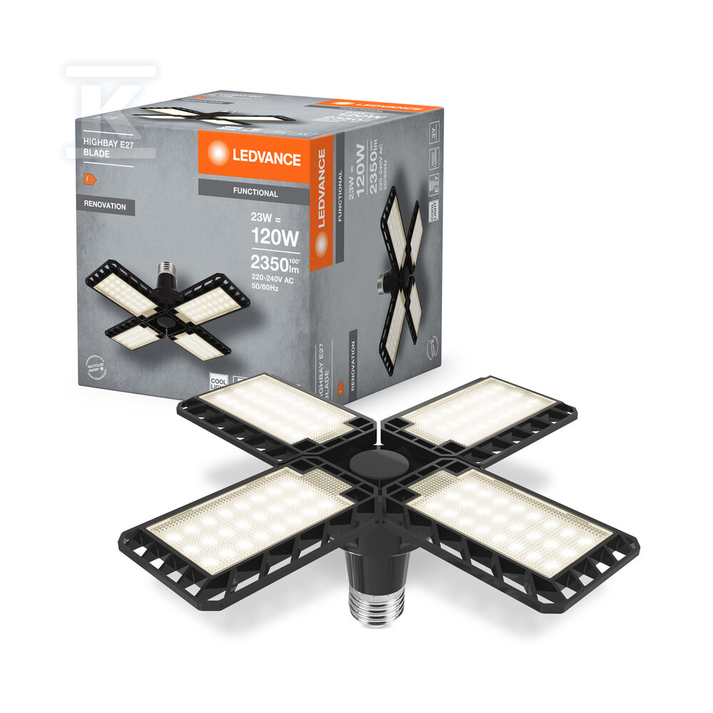 Світильник Highbay Blade E27 23W 840 - 4058075843349