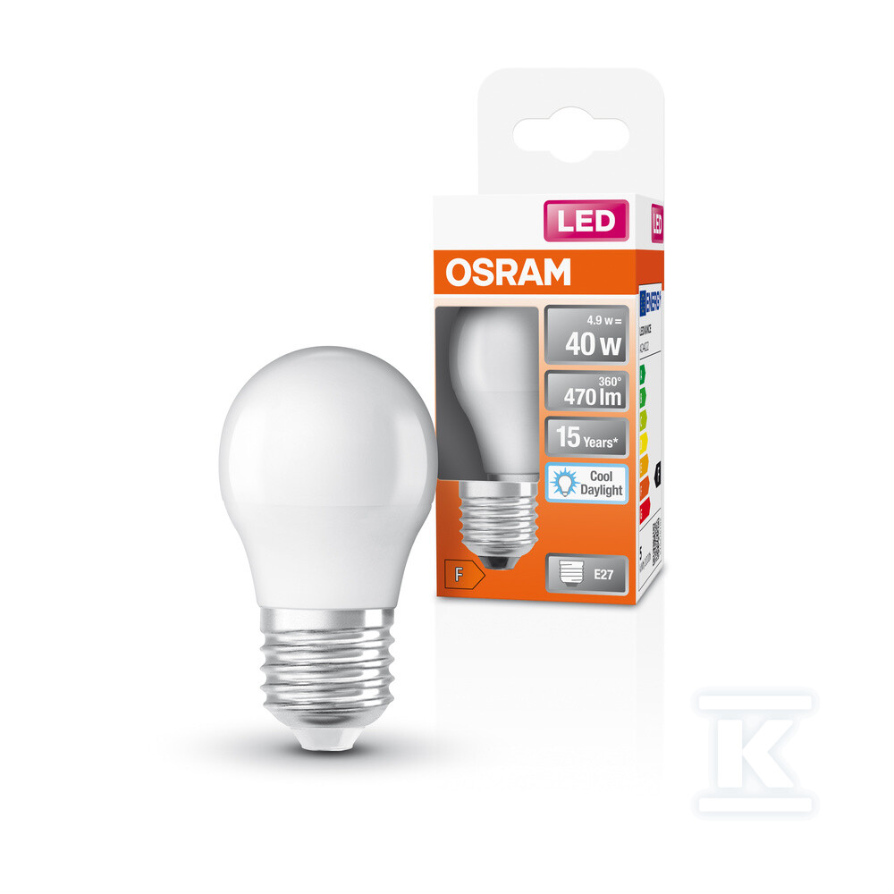 Żarówka LED STAR CLASSIC P 4.9W 865 - 4099854021961