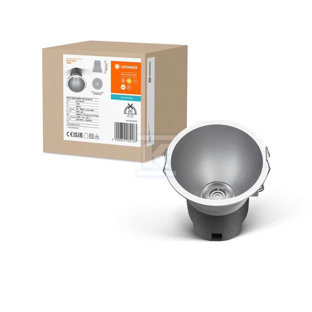 Oprawa LED SPOT RECESS TWIST PRO 93mm - 4099854089183