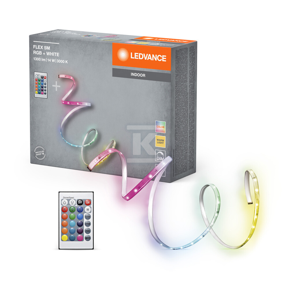 Світлодіодна стрічка FLEX RGB З ПУЛЬТОМ - 4099854095443