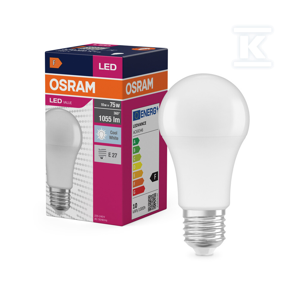 Żarówka LED VALUE CLASSIC A 10W 840 - 4099854109904