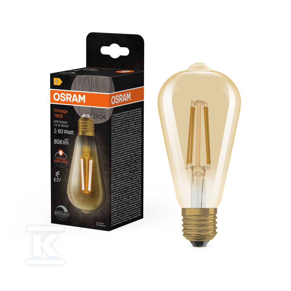 Лампа LED VINTAGE 1906 LED CLASSIC - 4099854137822