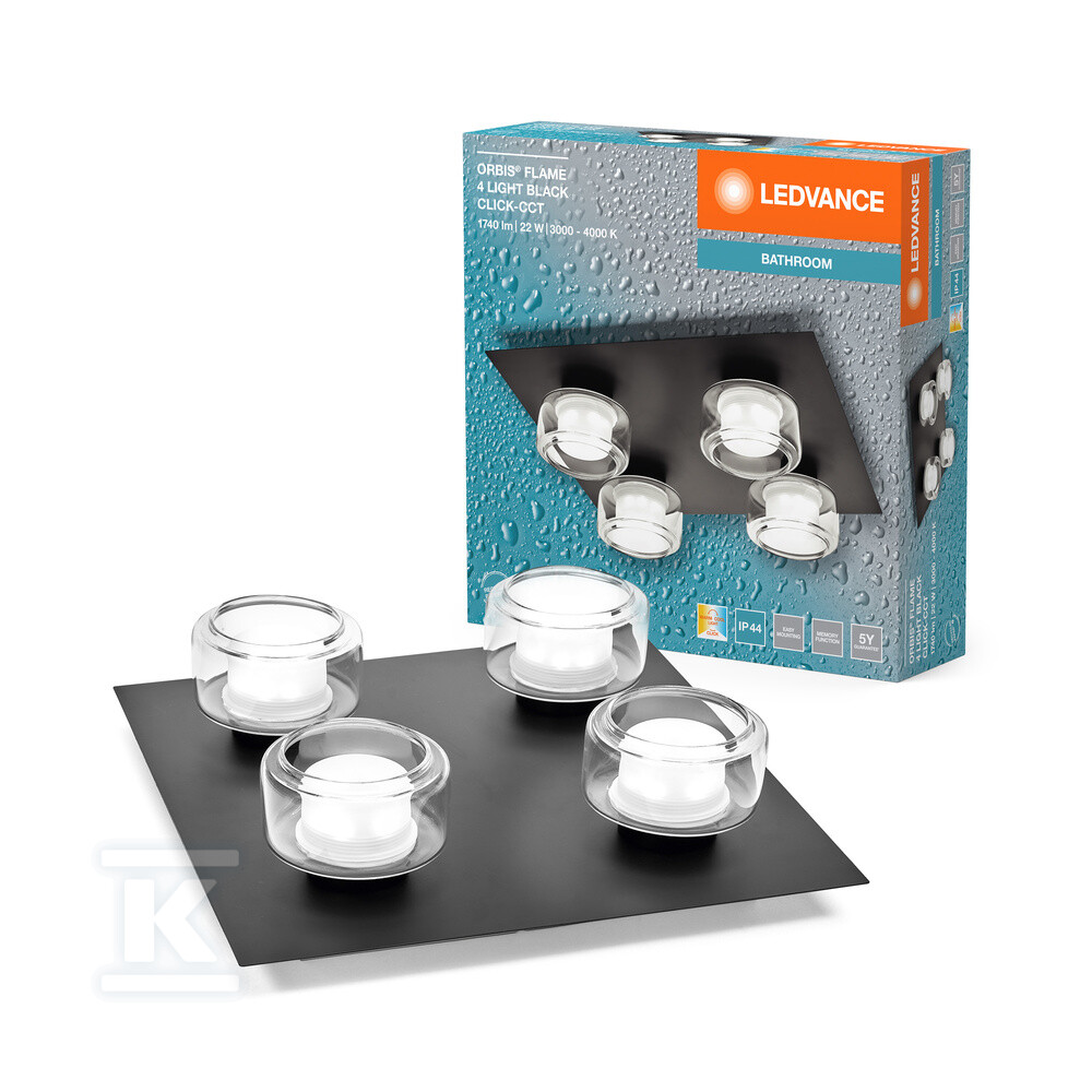 Oprawa łazienkowa LED Orbis Flame - 4099854275999