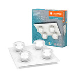 Світильник для ванної кімнати LED Orbis Flame 4X5.5W Click CCT IP44 White