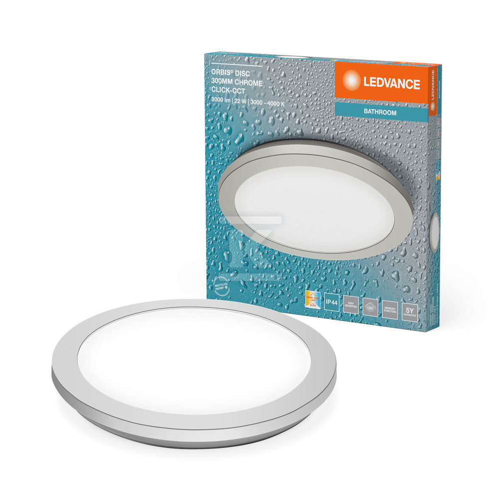 Oprawa LED Orbis Disc 30CM 22W Click - 4099854279591